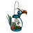 16"H Solar Metal Flamingo with Enclosed LED Lights