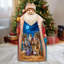 Christmas Figurine in Red/Brown/Blue/White