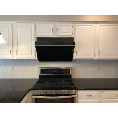Decorative Part for 30Inch Inclined Vent Series - 4',Black