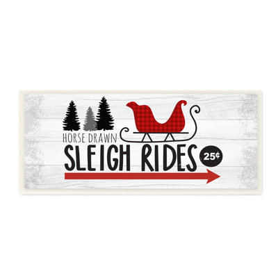 «Sleigh Rides» Rustic Grain