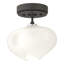 Ume Frosted Glass 1 - Light Semi Flush Mount-66074594-66074584