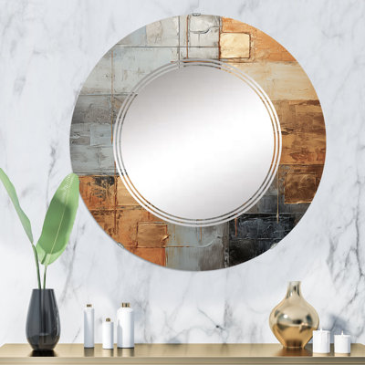 Pania - Miroir mural moderne rond