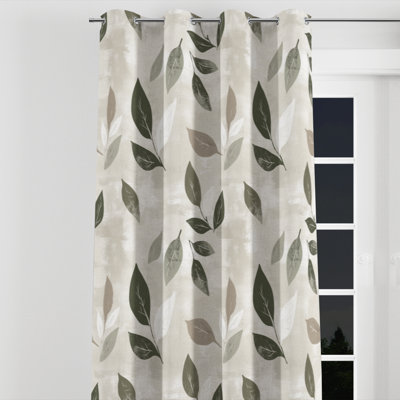 Rideaux en velours Floral