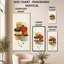«Beige Orange Funon II», impression sur toile minimaliste, art mural apaisant-910386481-910386483