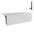 Streamline 60 in. x 30 in. Acrylic Left-Hand Drain Alcove Bathtub in Glossy White With External Drain-101699050