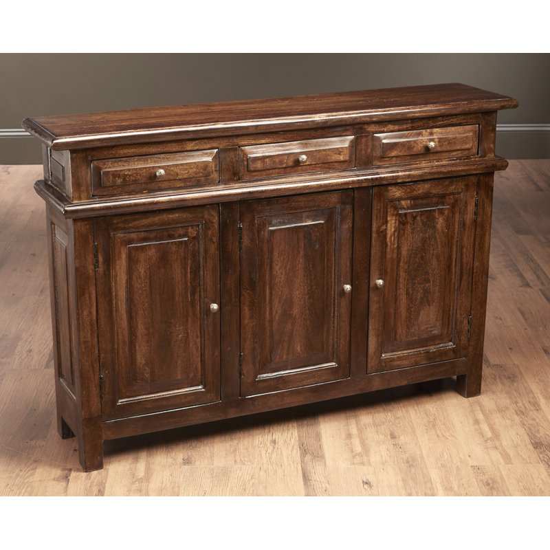 Gesling 53" 3-Drawer Sideboard, Pecan