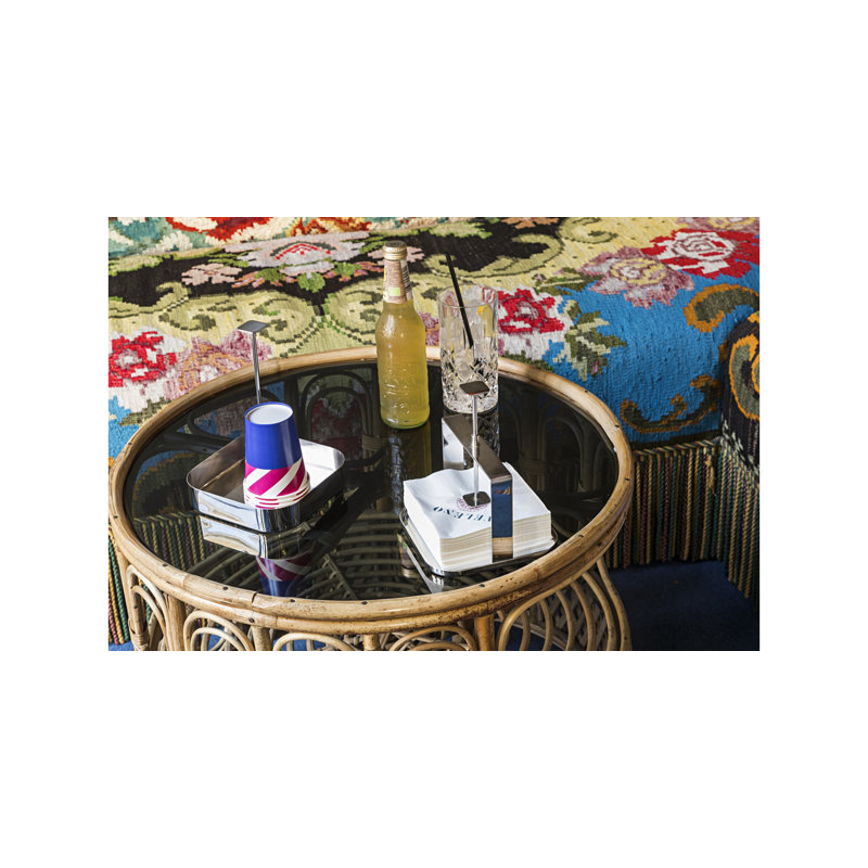 Porte-serviette en acier inoxydable 15 po x 15 po, Grand