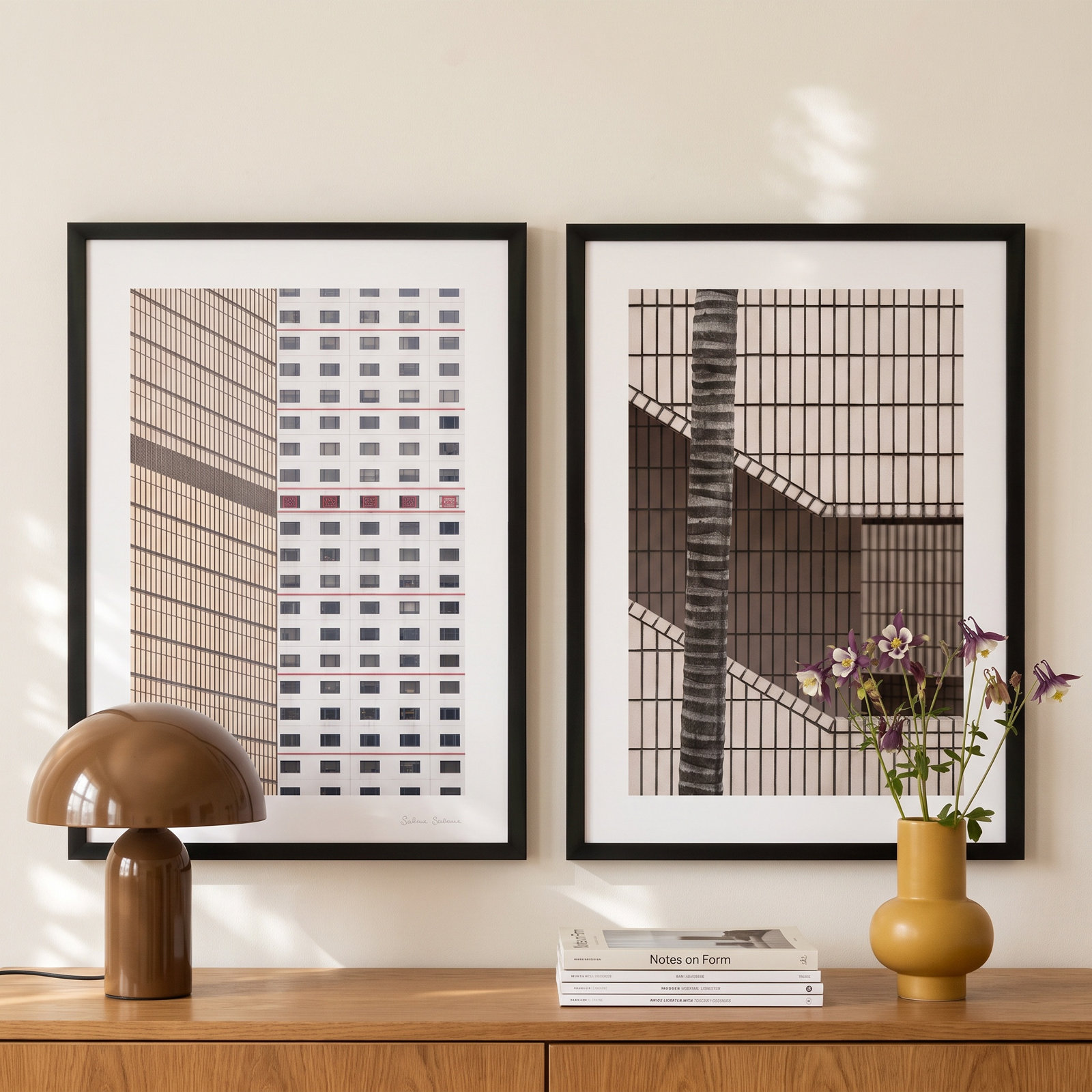 Loui "Hong Kong" Photo Print, 30" H x 21" W x 1.25" D, Black