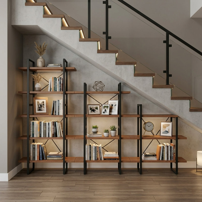 Bookcase, Brown/Black