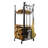Handcrafted Sling Fireplace Log Rack with Base, Bar & 3 Tools