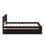 Base de lit simple avec lit gigogne en bois-747110815