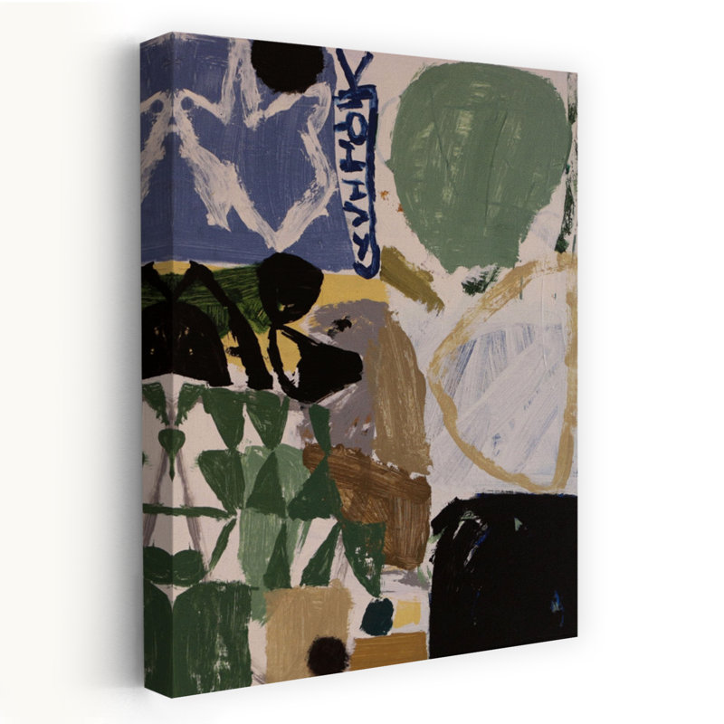 Art contemporain, art contemporain abstrait, H 36 po x l 24 po