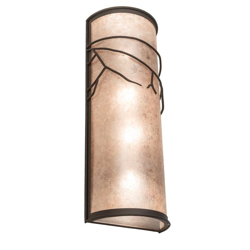 6" Wide Branches Left Wall Sconce, Oil Rubbed Bronze, 32" H x 12" W x 6" D