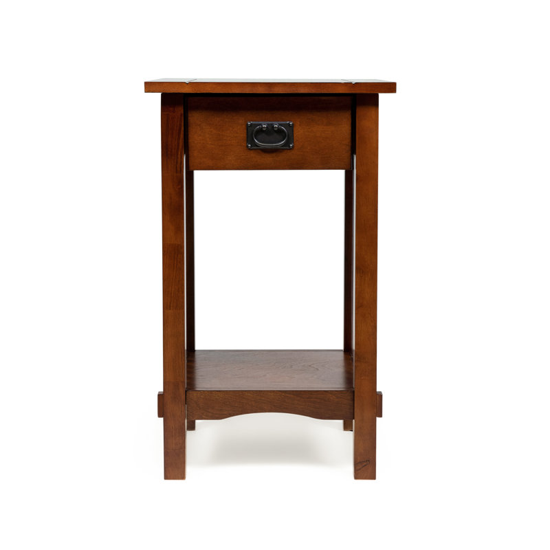 Table de bout avec rangement Oakcrest
