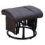 Chaise berçante inclinable avec repose-pieds Freia