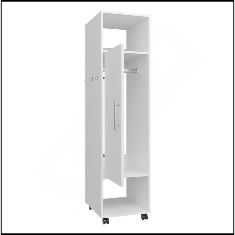 Garde-robe Boston, chambre à coucher, blanc, Blanc