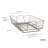 Nickel-Finish Steel Pull-Out Cabinet Organizer-21132713