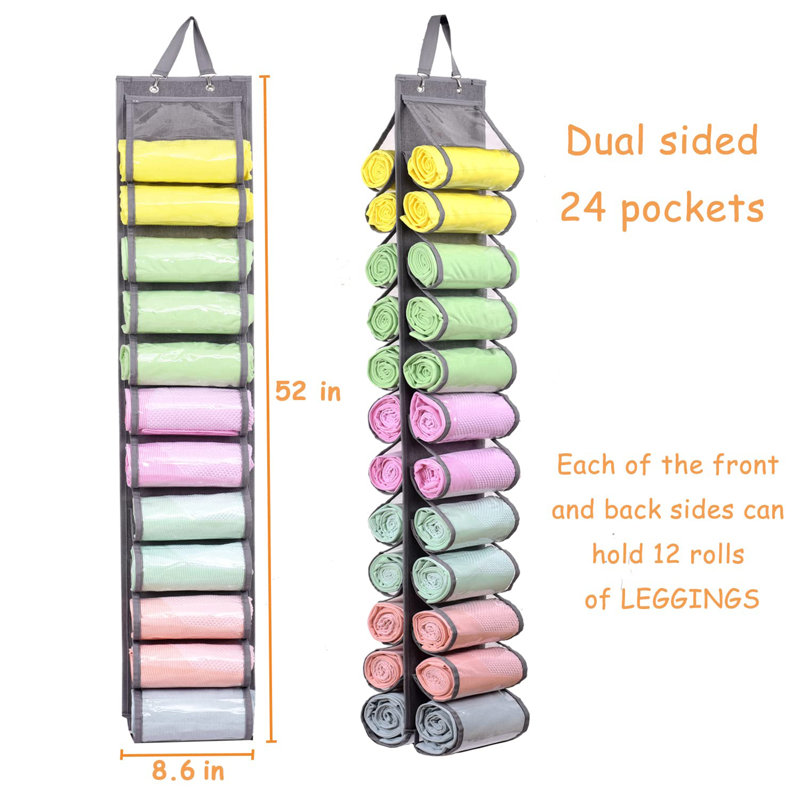 Porte-rouleau pliable pour vêtements, Gris
