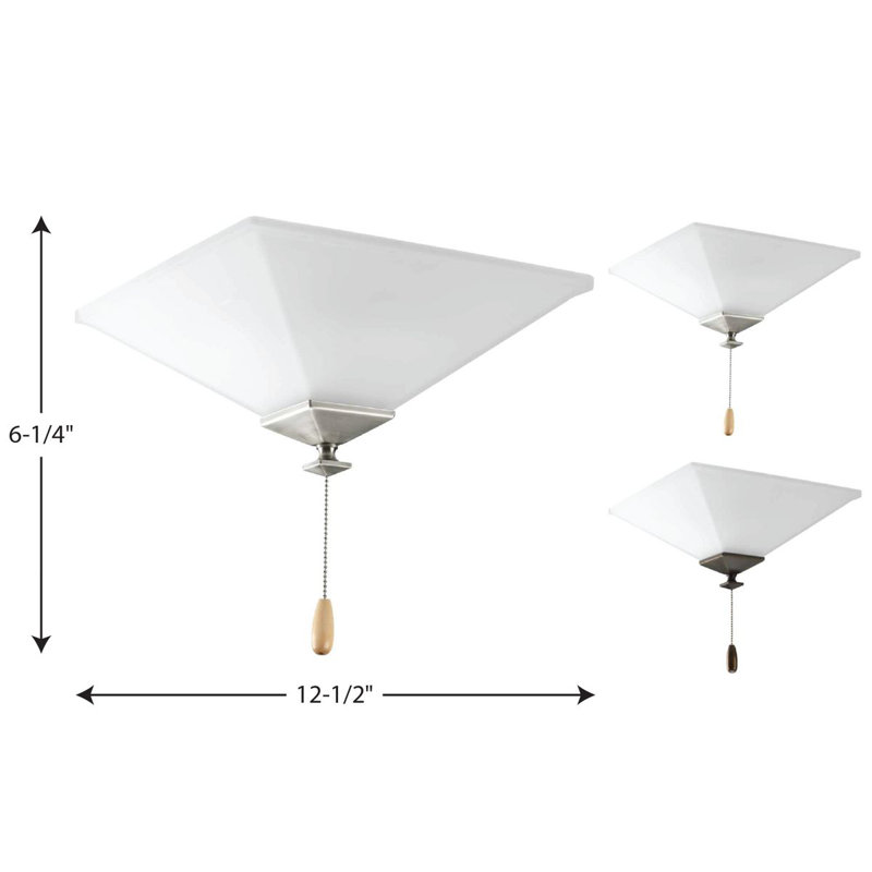 Ventilateur de plafond universel 2 lumières