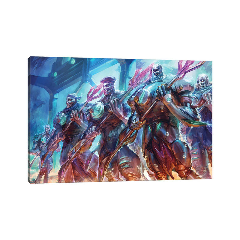 Kalo Bloomguard formation - reproduction d'art mural - toile tendue, H 40 po x l 60 po, Toile tendue, Ne s’applique pas