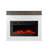 Electric Fireplace Mantel With 30" Fireplace 12 Colors Flame-1846883397-1843017556