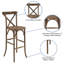 Tabouret de bar 29,75 po Aylar
