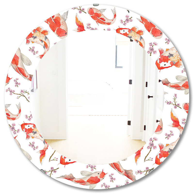 Miroir d'appoint Costal Creatures, H 31,5 po x l po