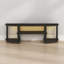 Meuble télé Mandurah pour téléviseur de 55 po ou moins, ensemble de divertissement à 3 niveaux avec tablettes ouvertes, console télé, pour salon, chambre à coucher, espresso