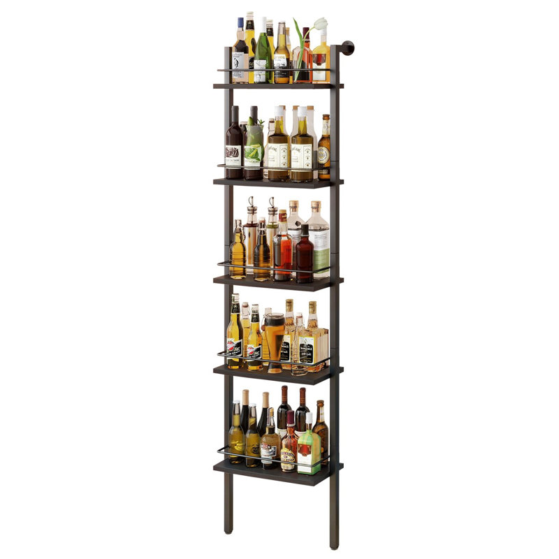 20 Bottle Wine Bottle Rack Black