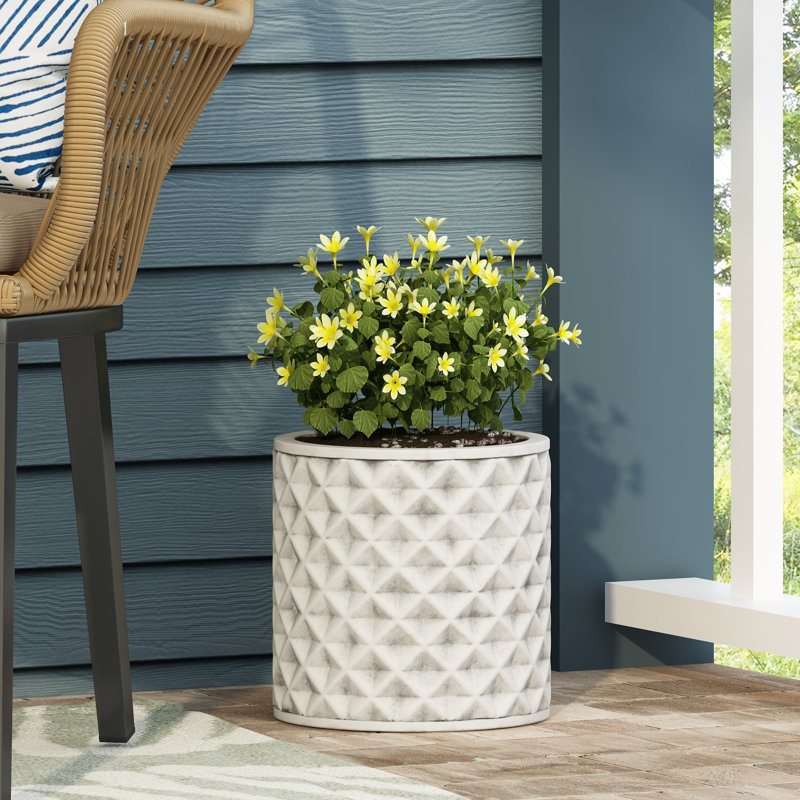 Eisenhart Handmade Pot Planter, 10" H x 10" W x 1" D