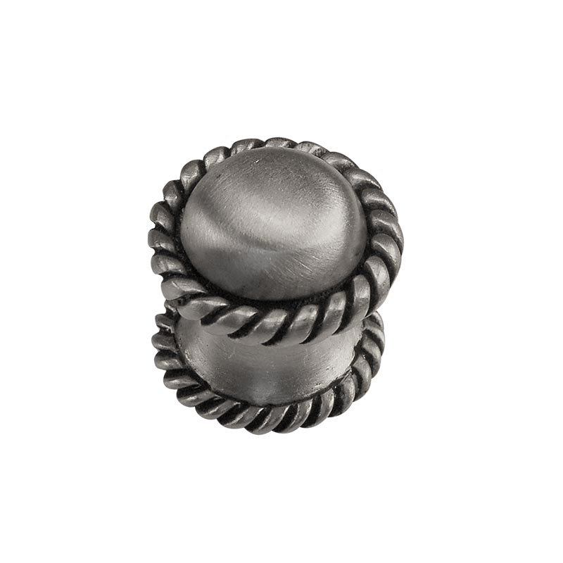 Equestre Mushroom Knob, 0.875" H x 0.875" W x 1" D, Antique Nickel