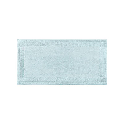 Tapis pour salle de bain réversible 100% coton 3000 g / m² 20 po x 30 po - lourd, doux et lavable à la machine