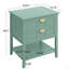 Table d'appoint 2 tiroirs-1221877452