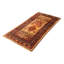 Tapis orange clair Teimani 4 pi 1 po x 8 pi 2 po