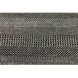 Hand-Knotted High-Quality Blue and Black Area Rug