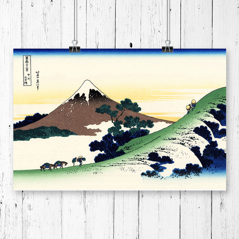 Hokusai - No Frame Painting, 42cm H x 59.4cm W