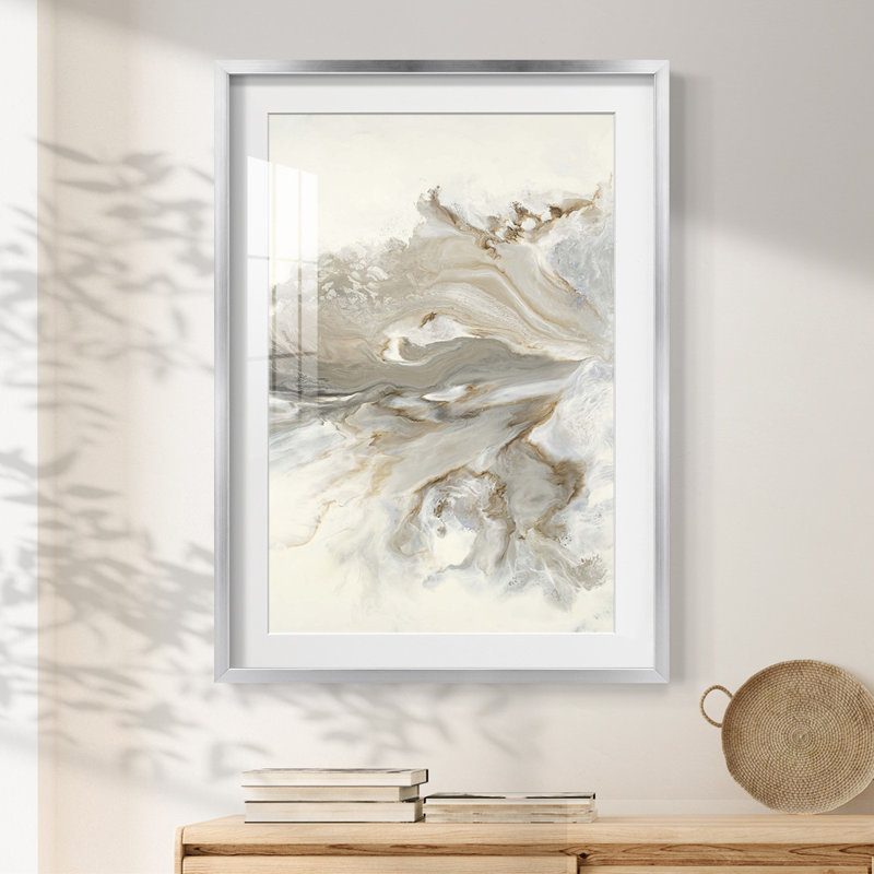 Many Layers II -Gallery Wrapped Canvas, 28.5" H x 20.5" W, Silver