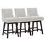 Tabouret de bar pivotant Zahara Neri-107095828