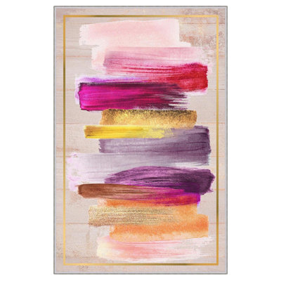 Luxurious Woven Area Rug, 100% Polyester, 23.6 x 39.4 inches | 650 g/m², 0.3 in Pile Height | Antibacterial, Non-Slip PVC Dot Underside, Machine Washable | 3D Digital Printing, Perfect for Living Room & Bedroom Decor