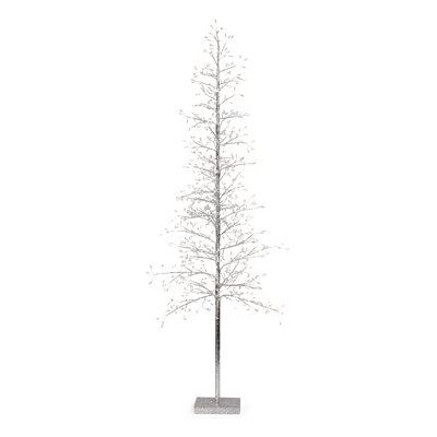 Sapin de Noël décoratif à DEL avec accents de cristal acrylique