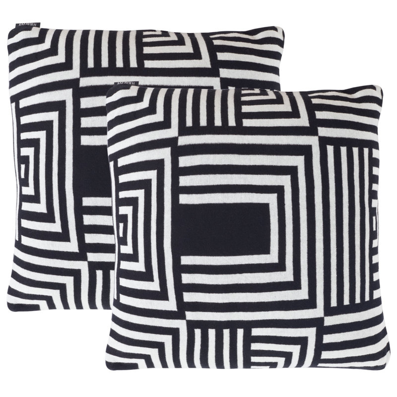 Geometric Reversible Throw Pillow