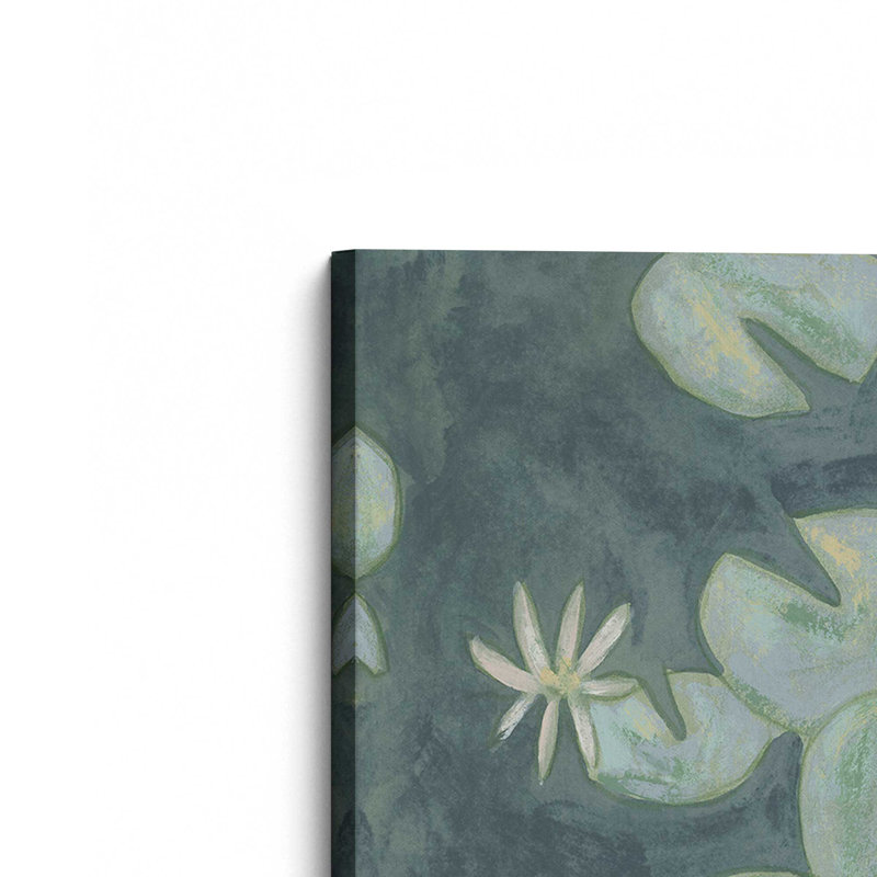 «Lilypad Pond II» par June Erica Vess, reproduction d'art sur toile, H 48 po x l 32 po