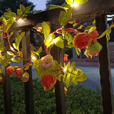 196.8'' Solar LED String Lights