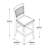 Ameiyah Upholstered Counter Stool with Solid Wood Frame-552566879