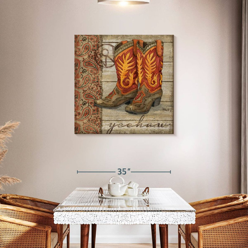 Bottes Wild West I, H 36 po x l 36 po