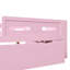 Lit plateforme en bois pleine grandeur avec garde-corps et tiroir, rose-190520960-190520962