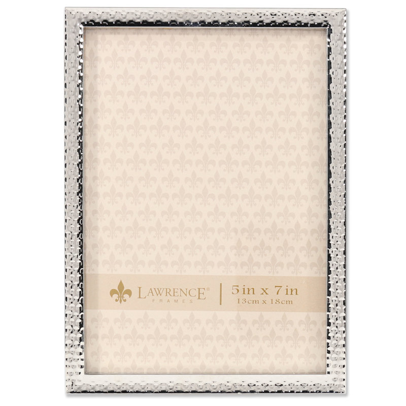 Cadre photo Belpre, Argent, 5 po x 7 po