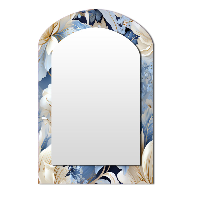 Miroir mural Ethereal Rococo Flourish Victorian, 43 po x 33 po