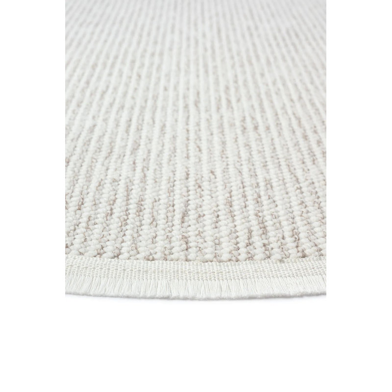 High-Quality Beige Area Rug, 5.2 x 5.2 Feet | 100% Polypropylene, 1.8 lbs/sq ft, Pile Height: 0.3 Inches | Machine Woven, Non-Slip Dot Underside, Antibacterial | Ideal for Living Room, Bedroom & Office Decor