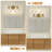 3 - Light Dimmable Bathroom Vanity Light With Tulip-Shaped Glass Shade-724852407-724852394-724852395